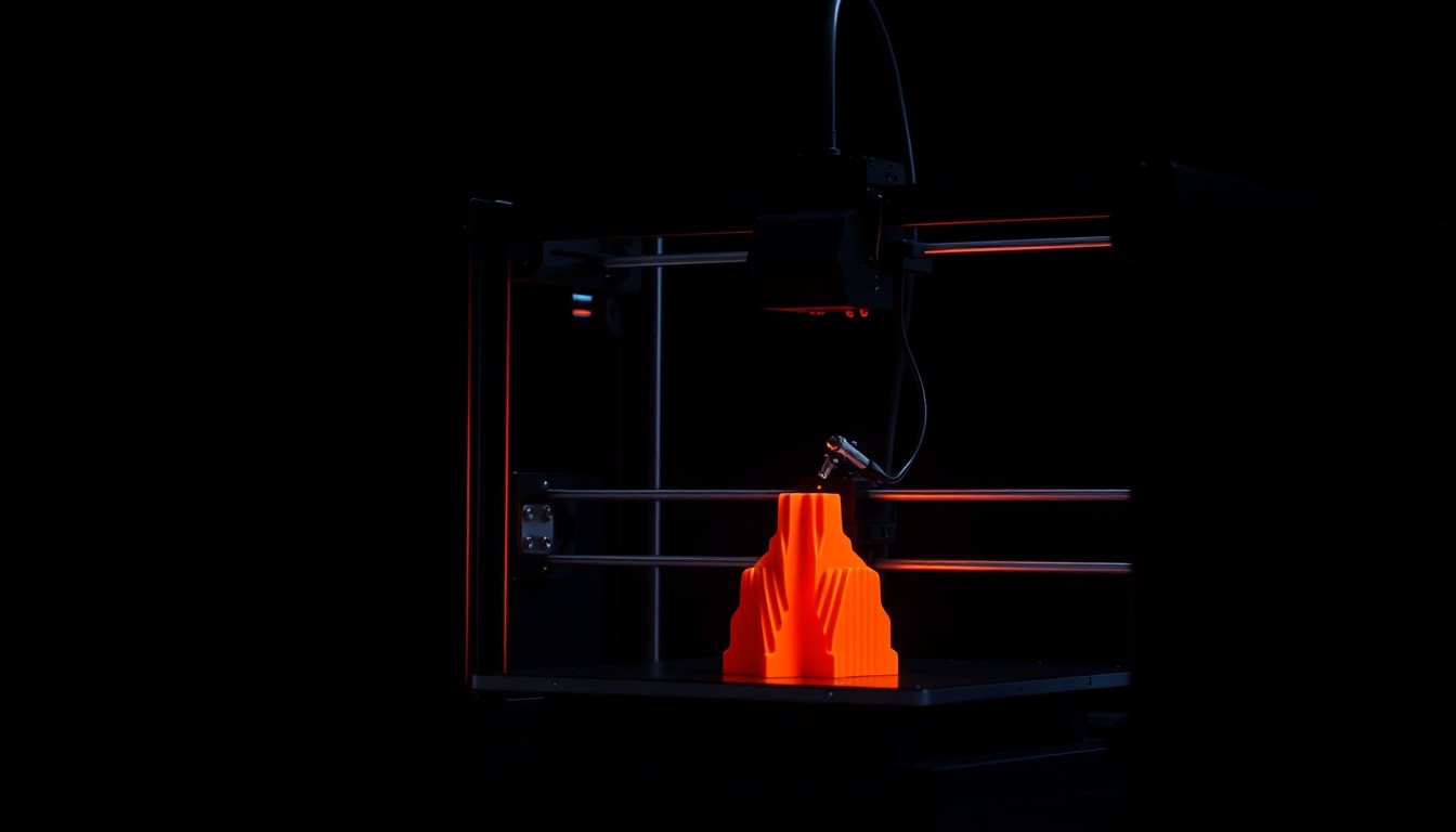 Impressora 3D em produção