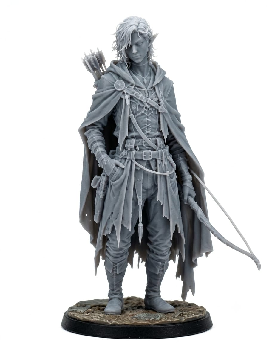 Miniatura 3D Elfo
