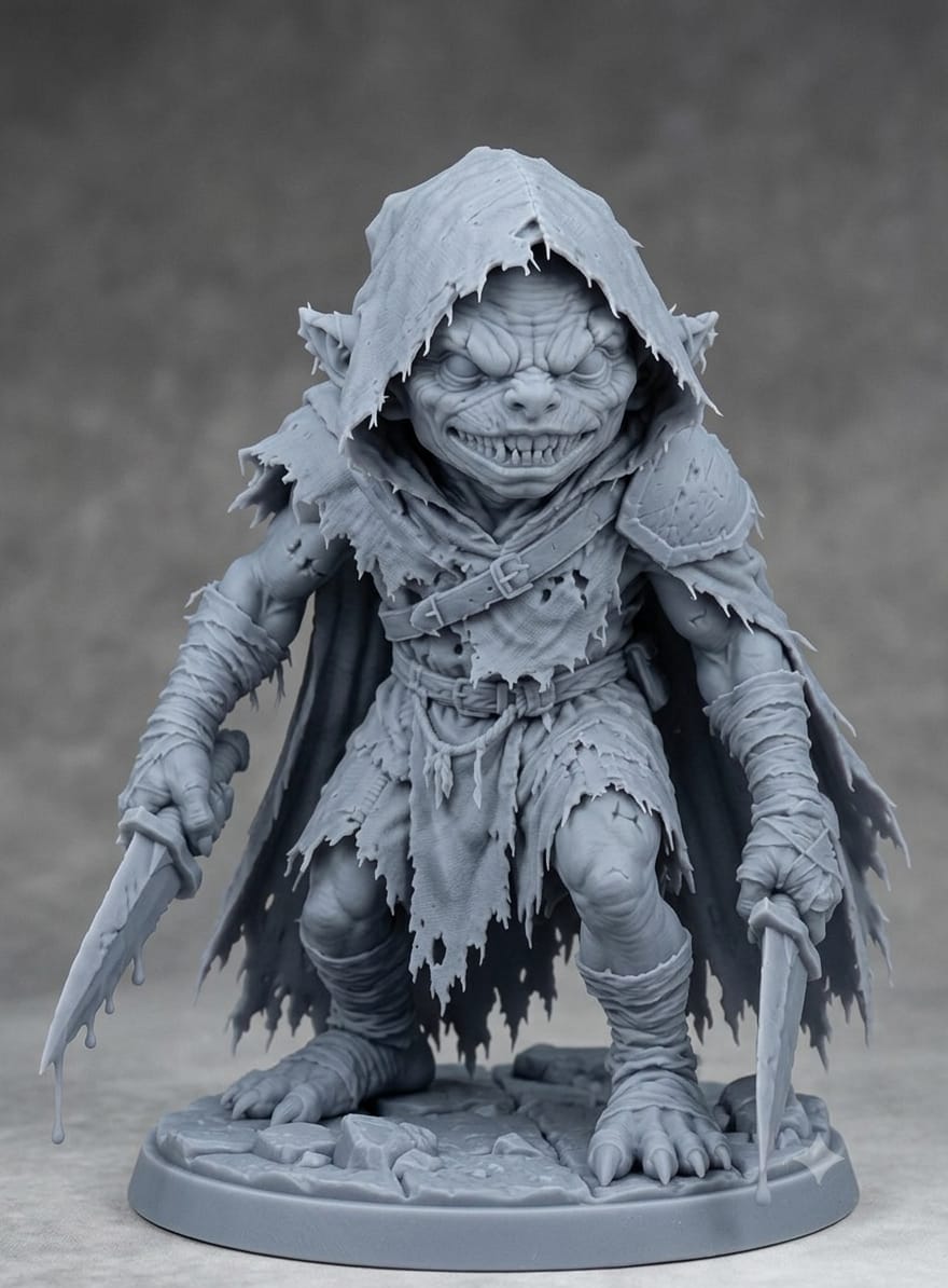 Miniatura 3D Goblin